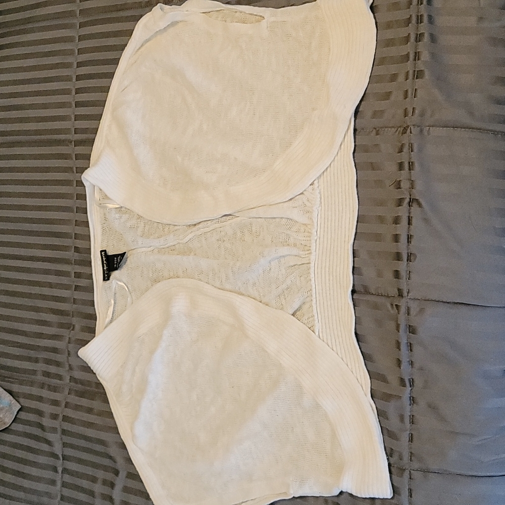 Lane Bryant White Shrug
